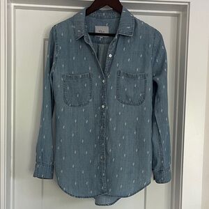 Rails Carter Denim Cactus Shirt Size S